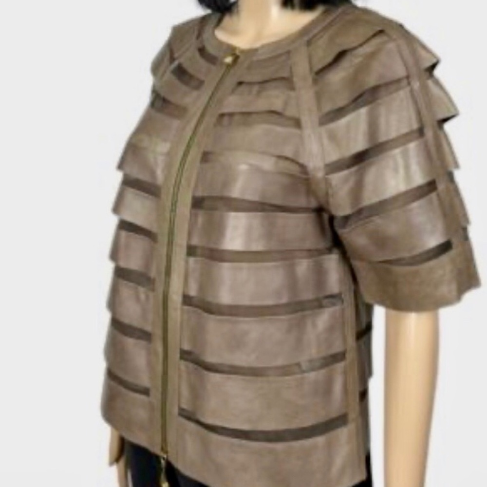 Escada Lamb Leather Evening Jacket - image 8